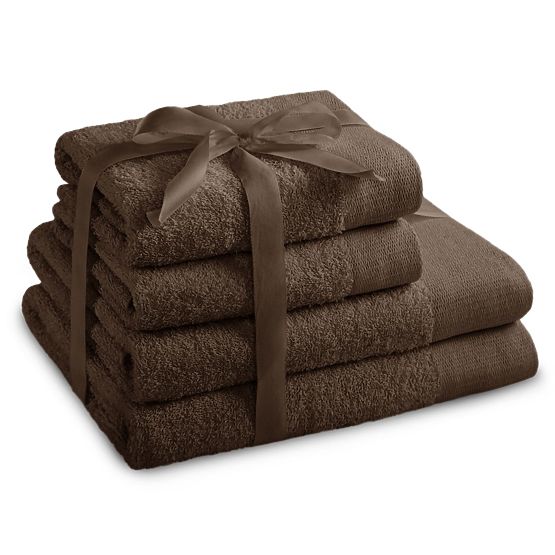 Towel AMARI - AMELIAHOME color brown classic style 2*70x140+2*50x100 AmeliaHome