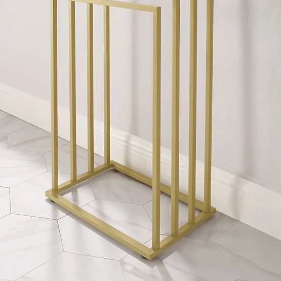 Towel Stand 4 Rungs - Gold