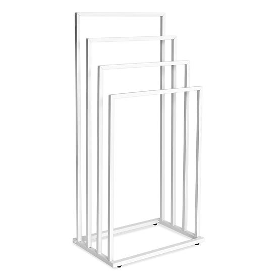 Towel Stand with 4 Arms Neli White