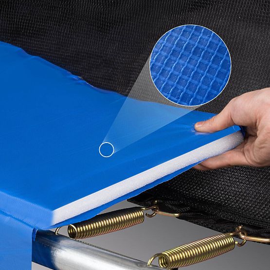 Trampoline with Safety Net and Ladder HENZEN 305 cm Blue FT10