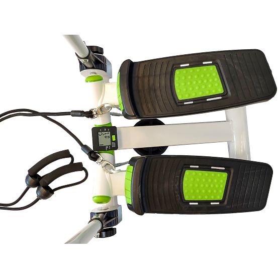 Twist Stepper with Resistance Bands, Handles, and Counter ModernHome