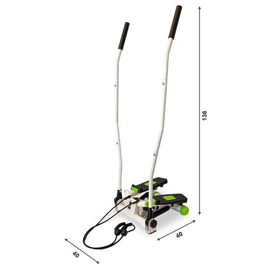 Twist Stepper with Resistance Bands, Handles, and Counter ModernHome