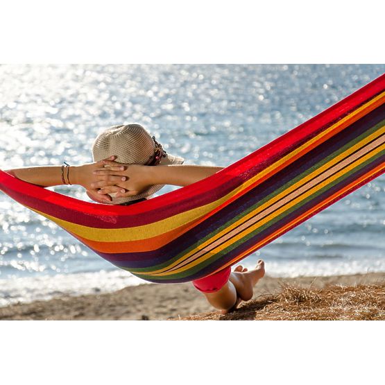 Two-Person Hammock with 80cm Spreader Bar 480145A YELLOW