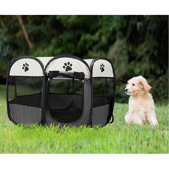 Universal Folding Playpen for Dogs and Cats - Grey