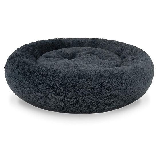 Universal Plush Bed for Dog and Cat 60 cm - Dark Gray