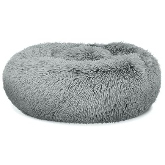 Universal Plush Bed for Dogs and Cats 40 cm - Light Grey