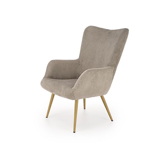 Upholstered armchair AMARO - gray