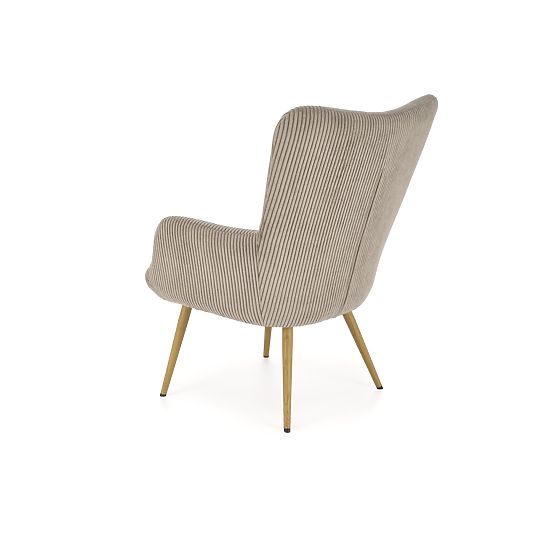 Upholstered armchair AMARO - gray