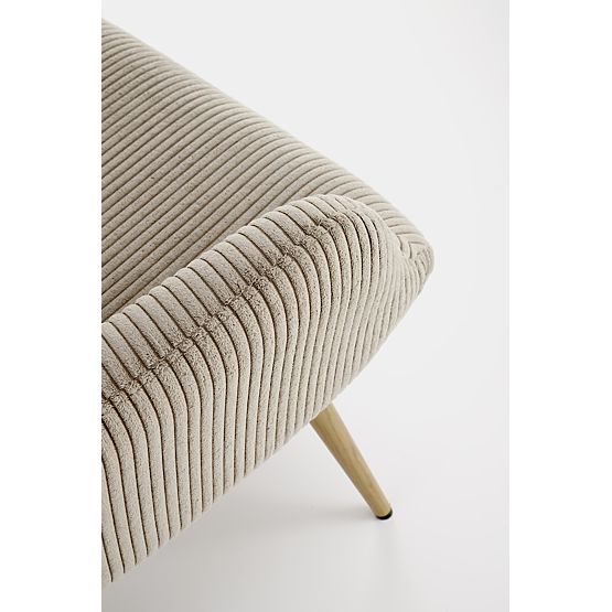 Upholstered armchair AMARO - gray