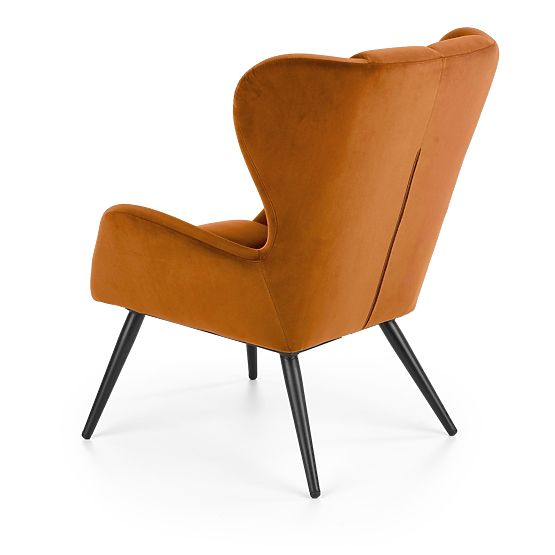 Upholstered armchair Tyrion - cinnamon