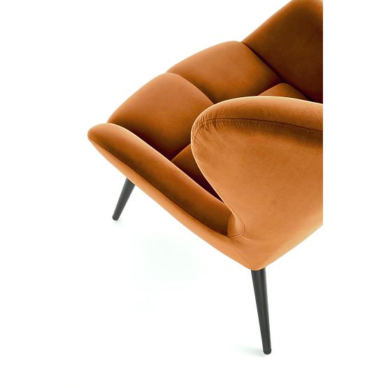 Upholstered armchair Tyrion - cinnamon