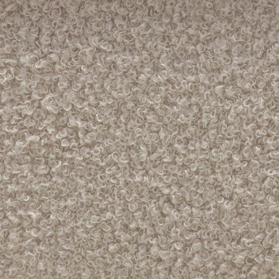 Upholstered Bench Loppo Light Beige, Boucle, Walnut Wisconsin