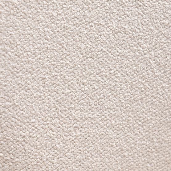 Upholstered Chair Elaine Cream, Boucle, Rounded Shapes