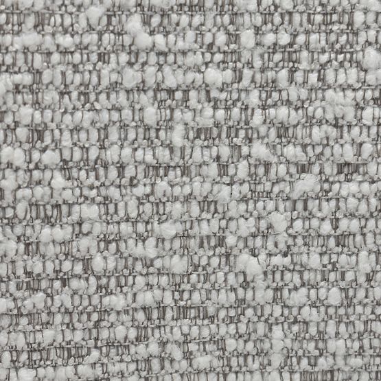 Upholstered Chair Falone Gray, Boucle, Rounded Shapes