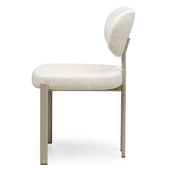 Upholstered Chair Flare, Cream/Beige