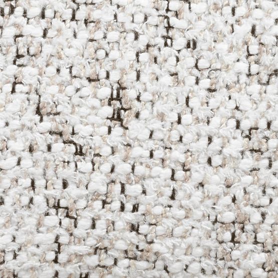 Upholstered Chair Lamu, Beige Mélange/Black Legs