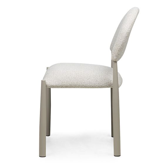Upholstered Chair Maze Beige-Grey