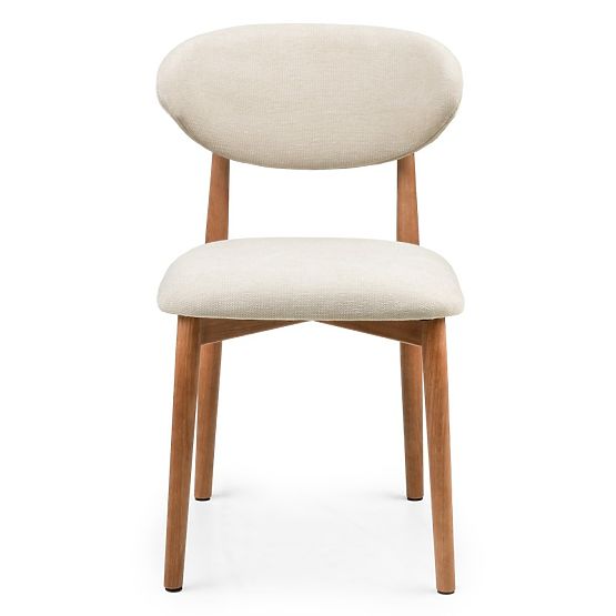 Upholstered Chair Merano Beige/Light Walnut
