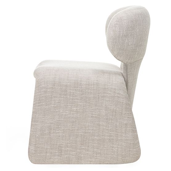 Upholstered Chair Nabila, Beige-Grey