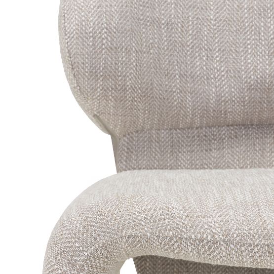 Upholstered Chair Nabila, Beige-Grey