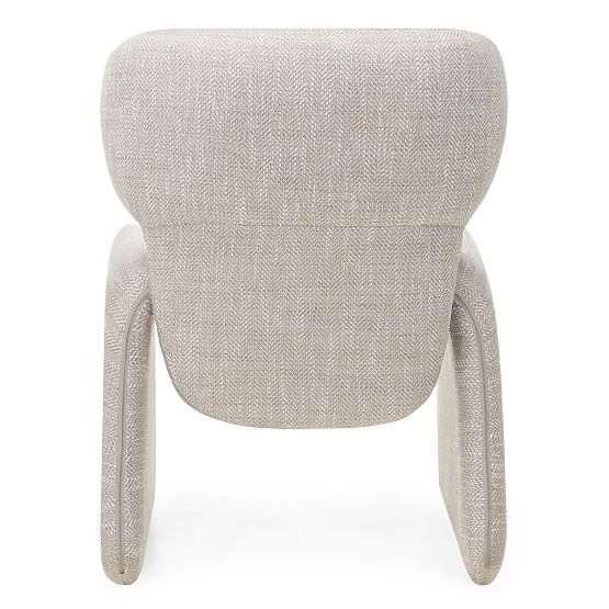 Upholstered Chair Nabila, Beige-Grey