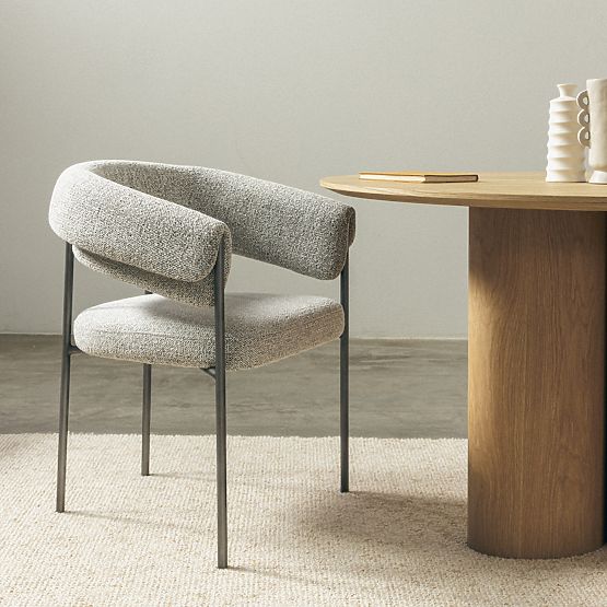 Upholstered Chair Portia Gray