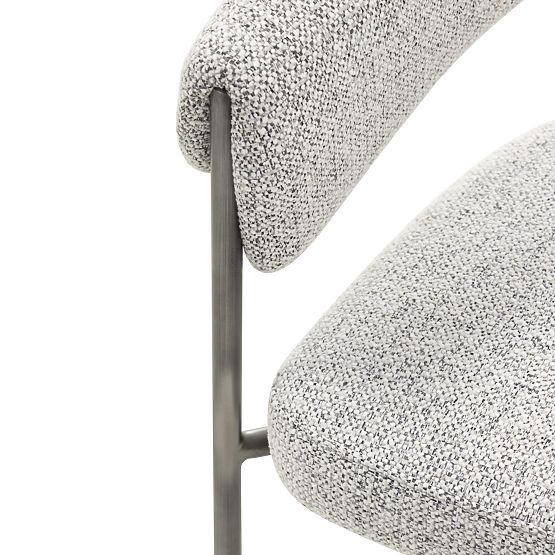 Upholstered Chair Portia Gray