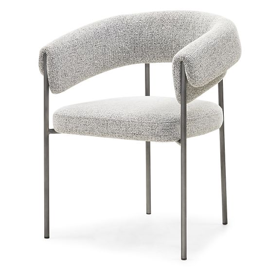 Upholstered Chair Portia Gray
