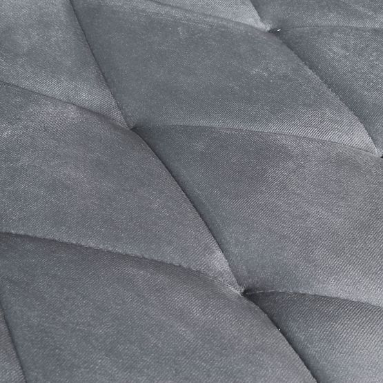 Upholstered Velvet Chair Madison Velvet Graphite