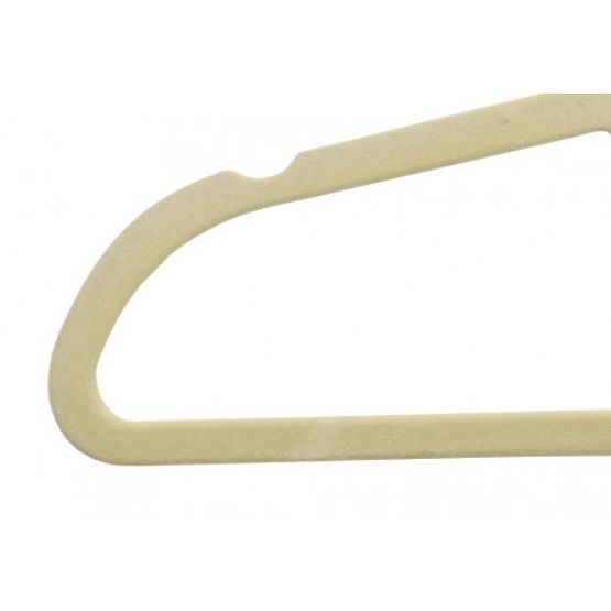 Velour Hanger Maxi Set of 10 - Beige
