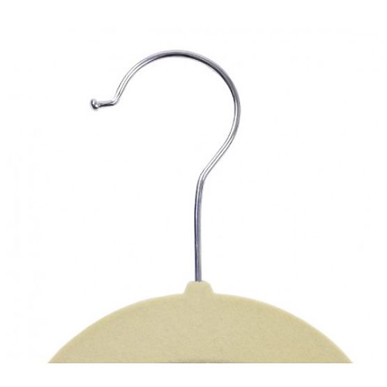 Velour Hanger Maxi Set of 10 - Beige