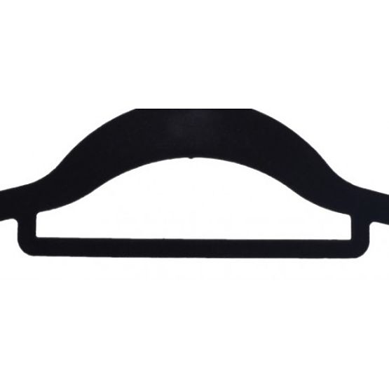 Velour Hanger Maxi Set of 10 - Black