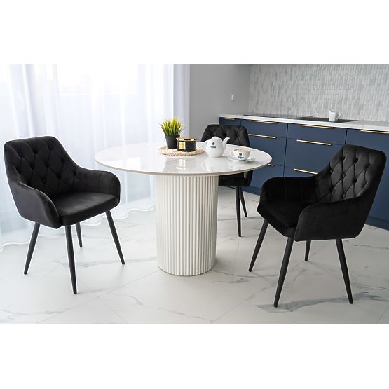 Velvet Chair ATLANTA VELVET Black