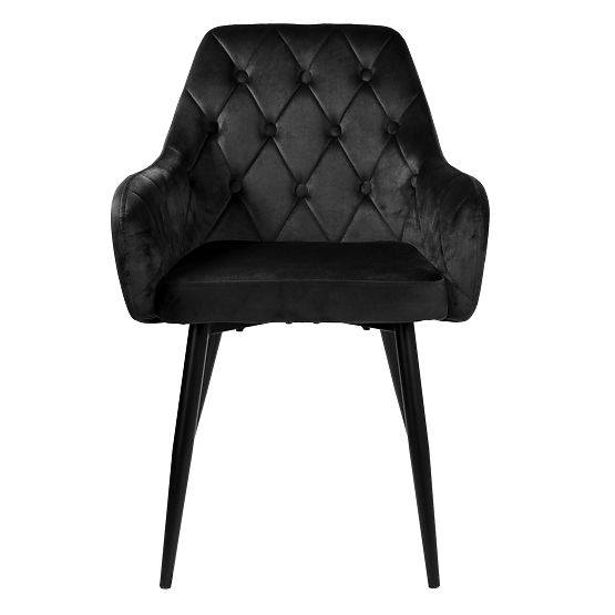 Velvet Chair ATLANTA VELVET Black
