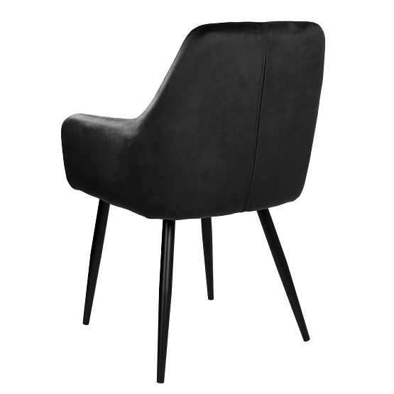 Velvet Chair ATLANTA VELVET Black
