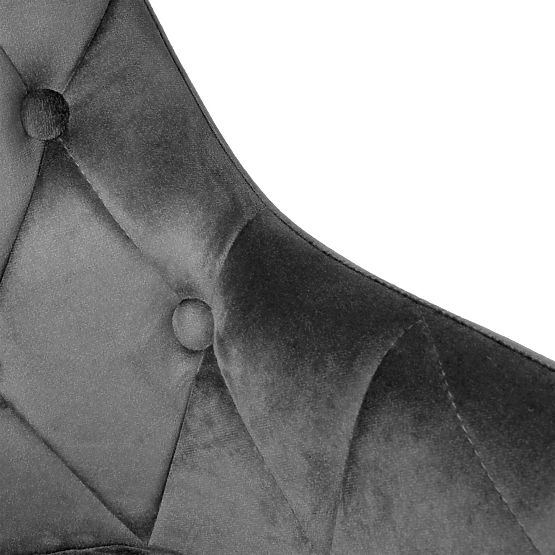 Velvet Chair ATLANTA VELVET Graphite
