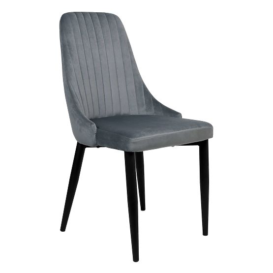 Velvet Chair LORIENT VELVET Graphite