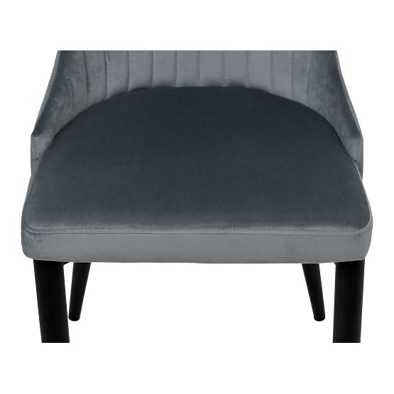 Velvet Chair LORIENT VELVET Graphite