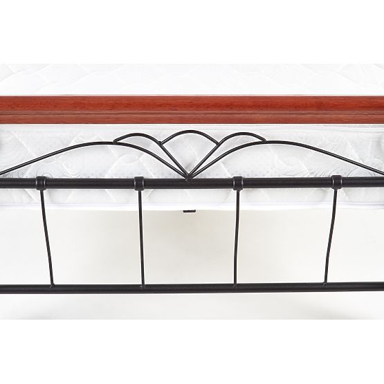 VERONICA Bed 90 cm Cherry Antique/Black