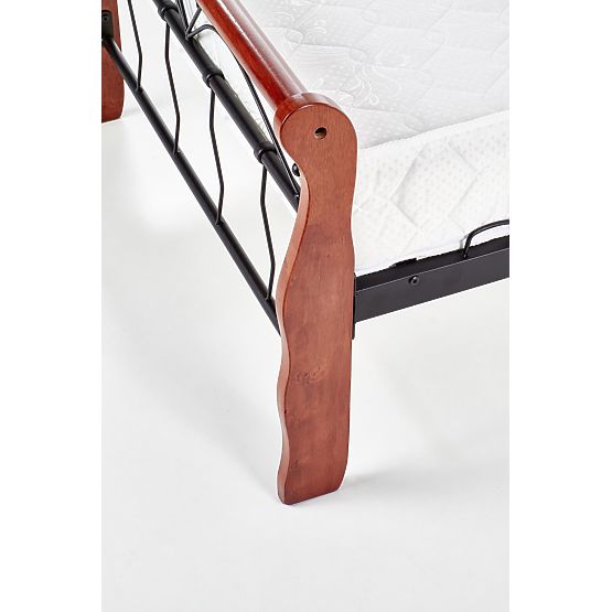 VERONICA Bed 90 cm Cherry Antique/Black