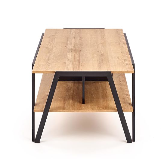 VOLTA Coffee Table Black / Golden Oak