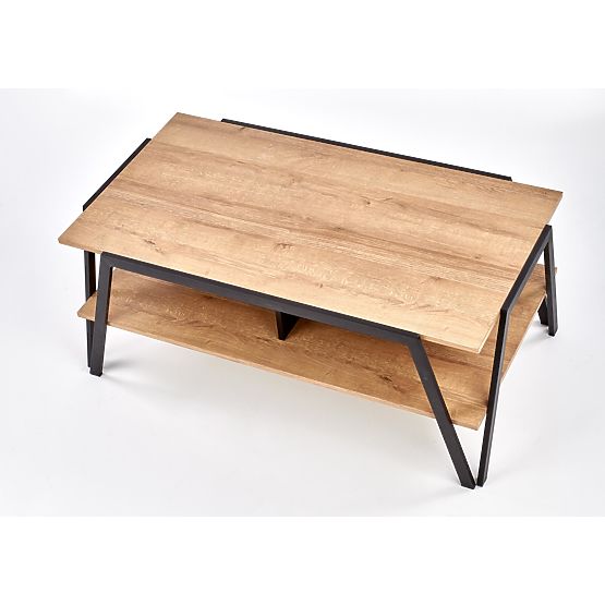 VOLTA Coffee Table Black / Golden Oak