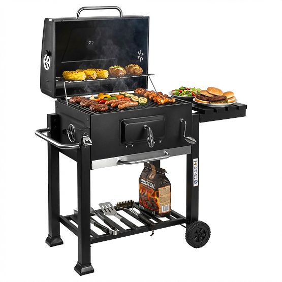 VULCAN Garden Charcoal Grill with Cast Iron Grate