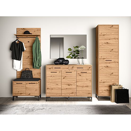 Wall hanger Nevio - artisan oak