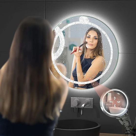 WALL LED MIRROR 60cm BAS