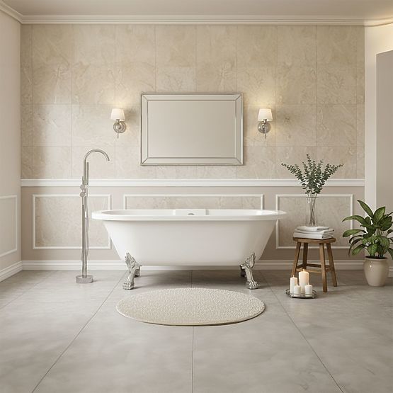 Wall-Mounted Bathtub Rea Korfu 170