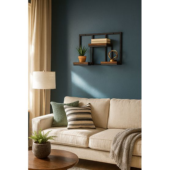 Wall-Mounted Flower Stand Hanging Shelf for Plants Decoration 3 Levels Loft ModernHome