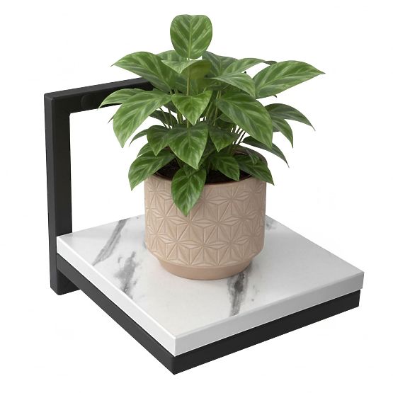 Wall Planter TORGET WHITE MARBLE