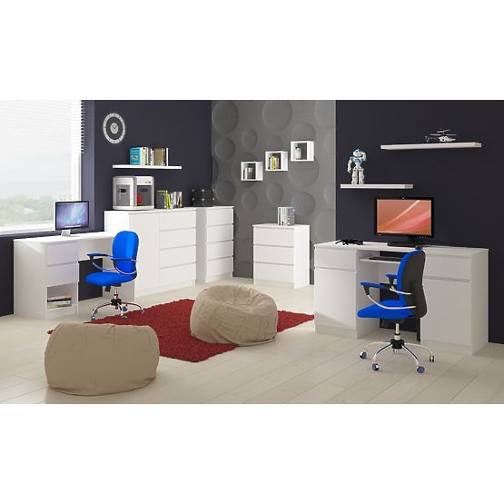 WALL SHELF K 25x25cm SET OF 3 WHITE