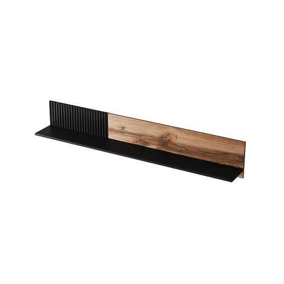 Wall Shelf RANDOM P-1 - Wotan Oak/Black
